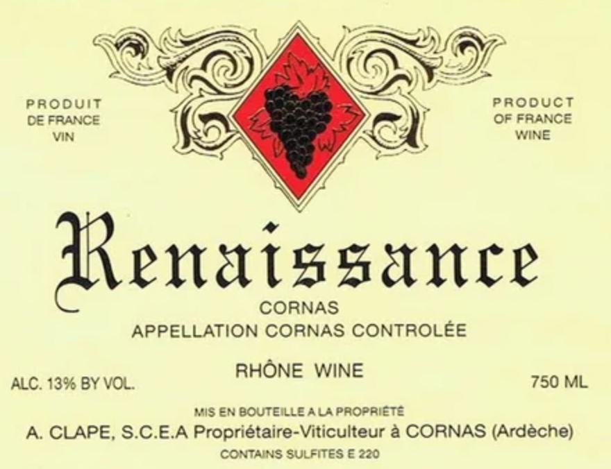Domaine A. Clape 'Renaissance' 2016