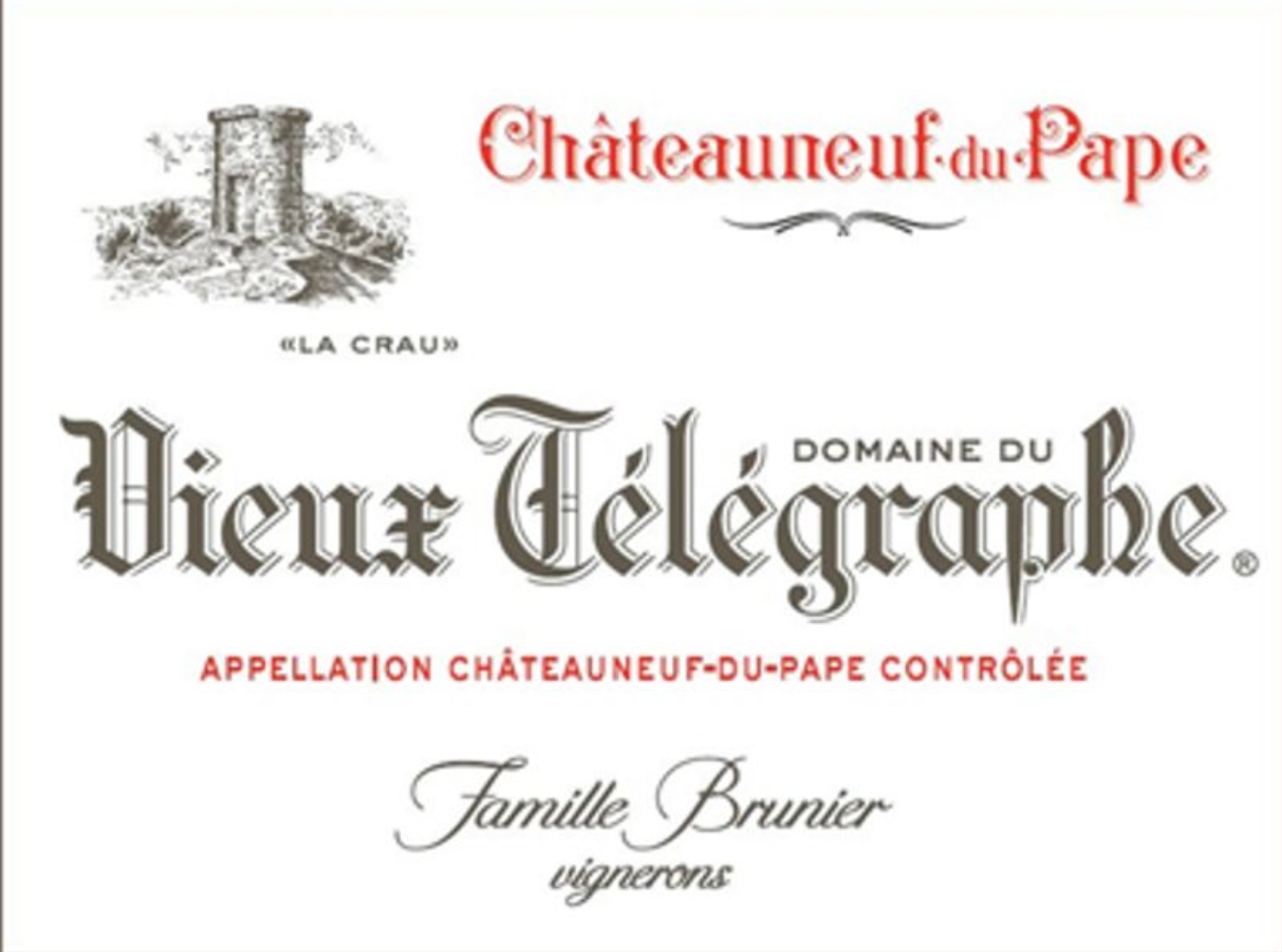 Domaine du Vieux Télégraphe Chateauneuf-du-Pape "La Crau" 2014