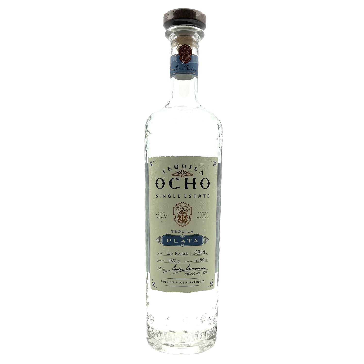 Tequila Ocho Plata Blanco