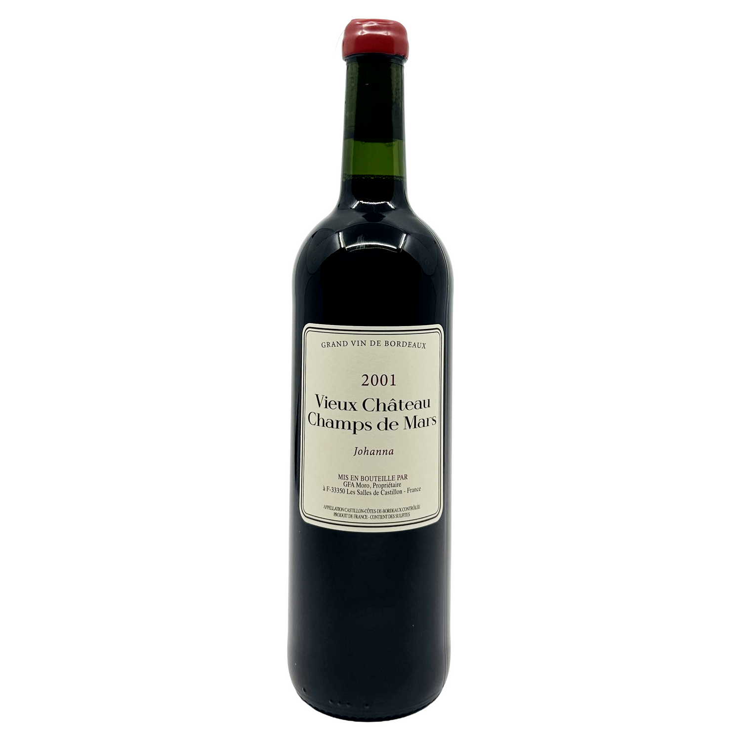 Vieux Chateau Champs de Mars Cotes de Castillon 2001