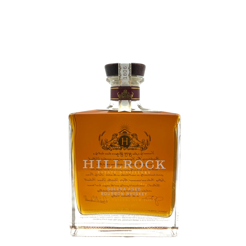 Hillrock Solera Single Barrel Bourbon