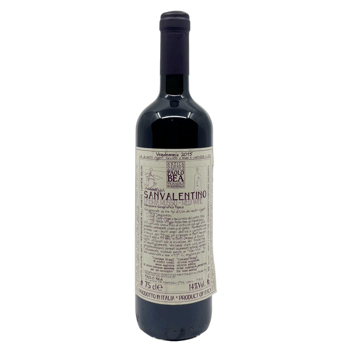 Paolo Bea 'San Valentino' Umbria Rosso IGT 2015