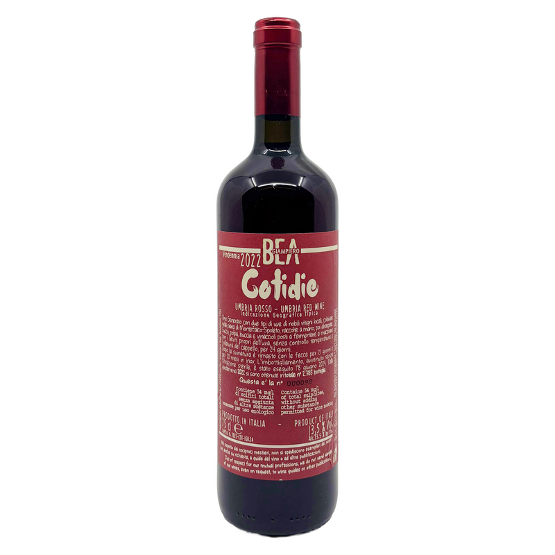 Paolo & Giampiero Bea 'Cotidie' Umbria Rosso 2022
