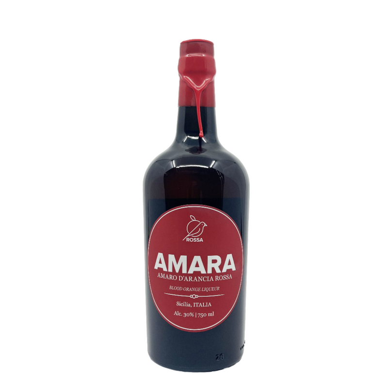 Rossa Amara Amaro d'Arancia Rossa Sicilian Liqueur
