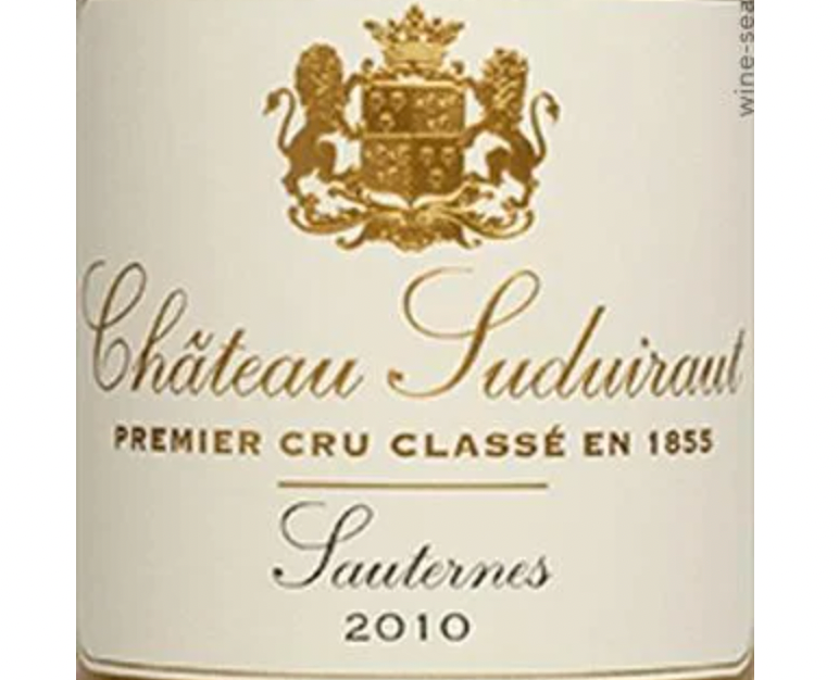 Chateau Suduiraut Sauternes 1er Cru Classé 2011