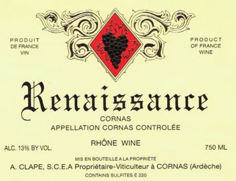 Domaine A. Clape 'Renaissance' 2016