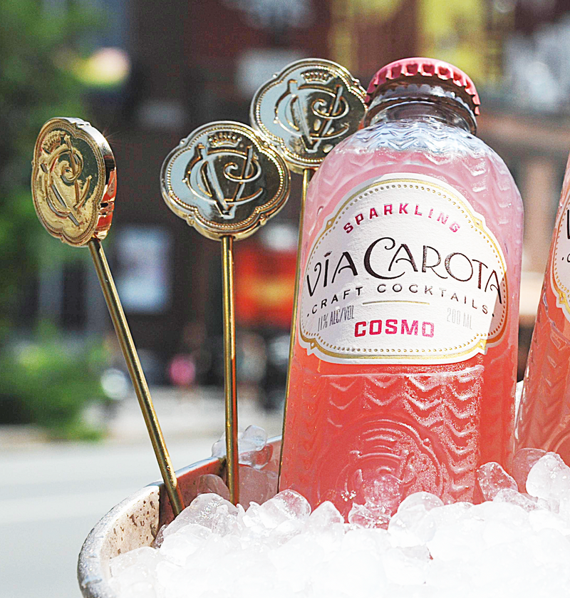 Via Carota Craft Cocktail Sparkling Cosmo
