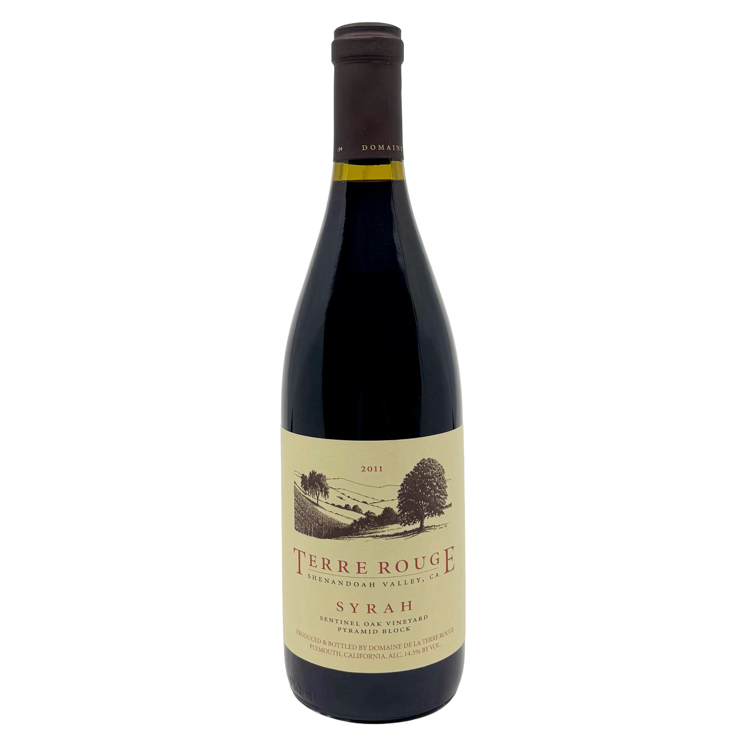 Terre Rouge 'Sentinel Oak Vineyard' Syrah 2011