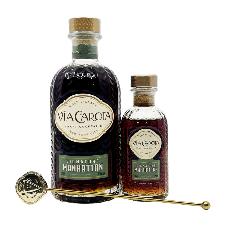 Via Carota Craft Cocktial Signature Manhattan