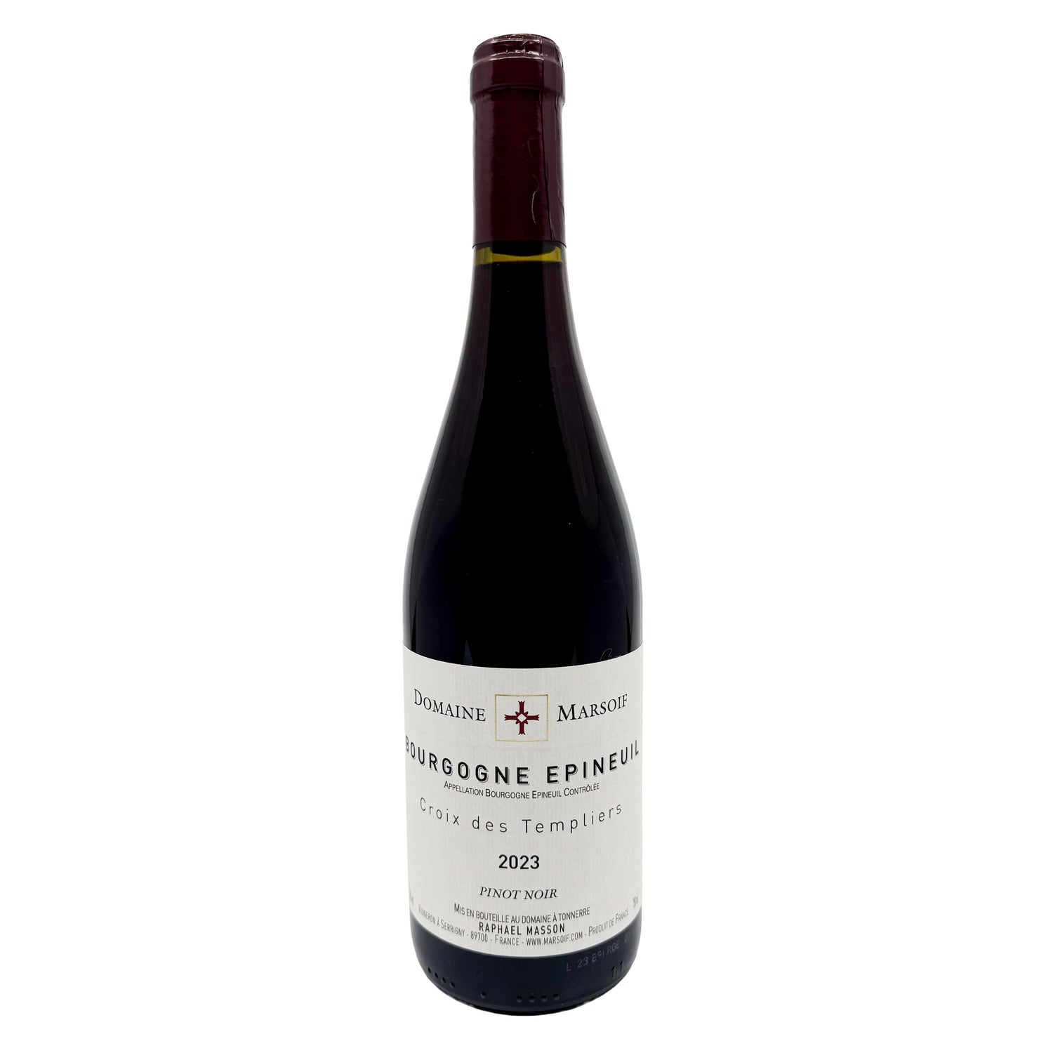 Domaine Marsoif Bourgogne Epineuil Croix Des Templiers 2022